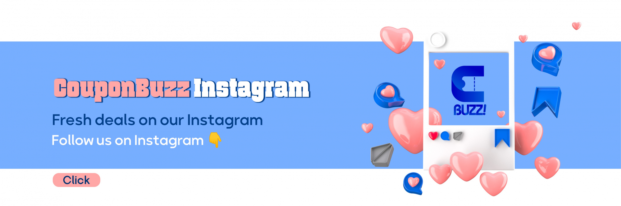 Coupon Buzz | Follow on Instagram